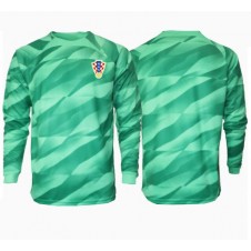 Kroatien Målvakt Bortatröja EM 2024 Långa ärmar